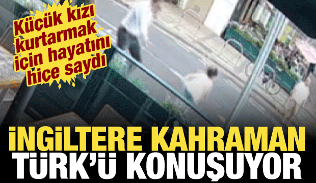 Londra'da T&uuml;rk vatandaş motosikletin &ouml;n&uuml;ne atlayarak kız &ccedil;ocuğunu kurtardı
