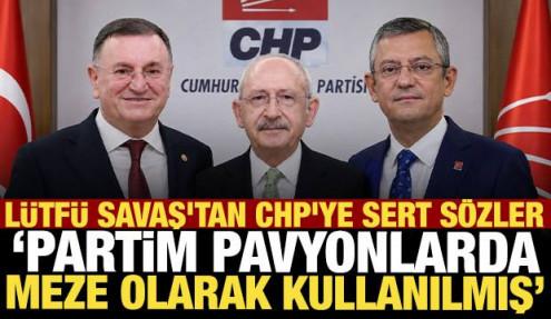 Lütfü Savaş'tan CHP'ye çok sert sözler: 