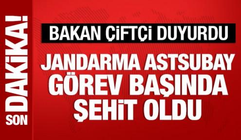 Jandarma Astsubay Üstçavuş Yusuf Ergün görevi başında şehit oldu