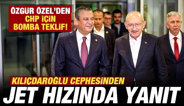 Özgür Özel'den CHP için bomba teklif! Kılıçdaroğlu cephesinden jet hızında yanıt