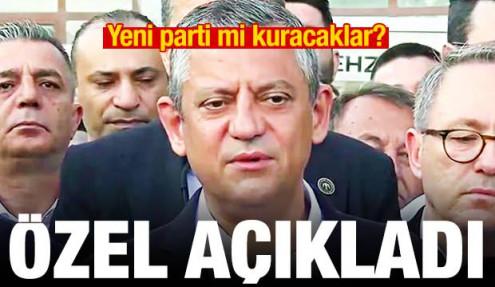 Özgür Özel'den yeni parti kuracakları iddialarına cevap