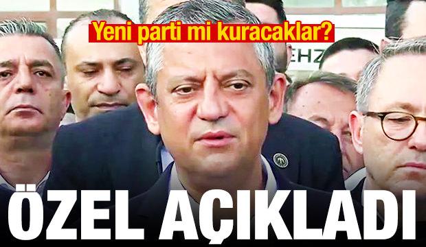 Özgür Özel'den yeni parti kuracakları iddialarına cevap