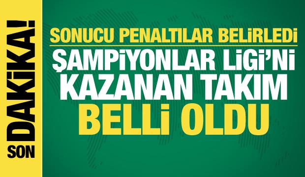 Sonucu penaltılar belirledi! Şampiyonlar Ligi'nde zafer PSG'nin