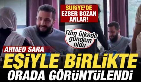 Şara eşiyle birlikte kafede görüntülendi! Tüm ülkede gündem olan anlar