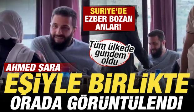 Şara eşiyle birlikte kafede görüntülendi! Tüm ülkede gündem olan anlar