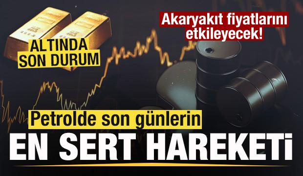 Son dakika: Petrolde sert düşüş! Akaryakıt fiyatlarını etkileyecek! Altında son durum