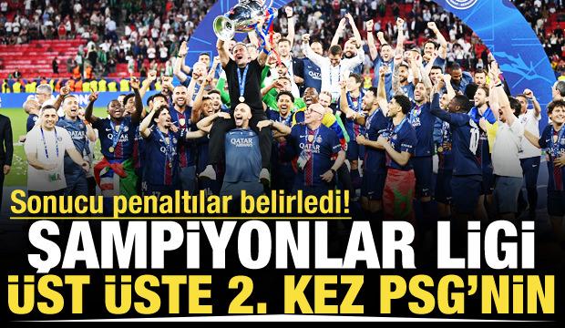 Sonucu penaltılar belirledi! Şampiyonlar Ligi'nde zafer PSG'nin