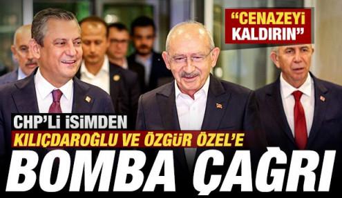 Sürpriz CHP çıkışı! Kılıçdaroğlu ve Özgür Özel'e bomba çağrı! 'Cenazeyi kaldırın'