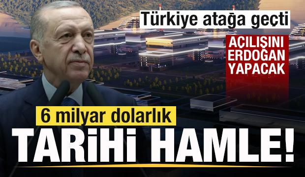 Türkiye atağa geçti! 6 milyar dolarlık tarihi hamle! Açılışını Başkan Erdoğan yapacak