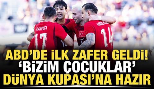 ABD'de ilk zafer geldi! 'Bizim Çocuklar' Dünya Kupası'na hazır