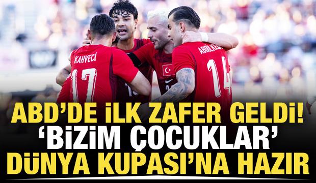 ABD'de ilk zafer geldi! 'Bizim Çocuklar' Dünya Kupası'na hazır