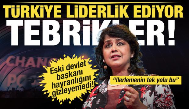 Ameenah Gurib Fakim'den T&uuml;rkiye'ye Sıfır Atık &ouml;vg&uuml;s&uuml;: İlerlemenin tek yolu bu, tebrikler