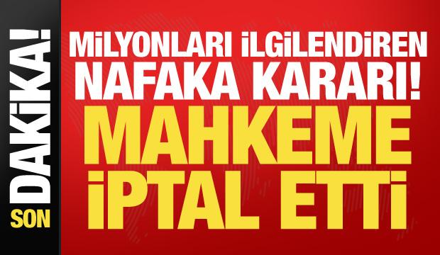 Anayasa Mahkemesi'nden süresiz nafaka kararı: İptal edildi!