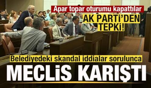 Belediye meclisini karıştıran iddia! Apar topar oturumu kapattılar