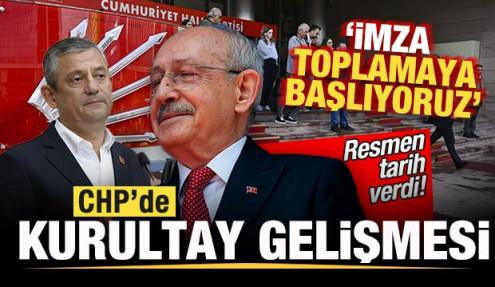 CHP'de son dakika kurultay gelişmesi! Resmen tarih verdi: İmza toplamaya başlıyoruz