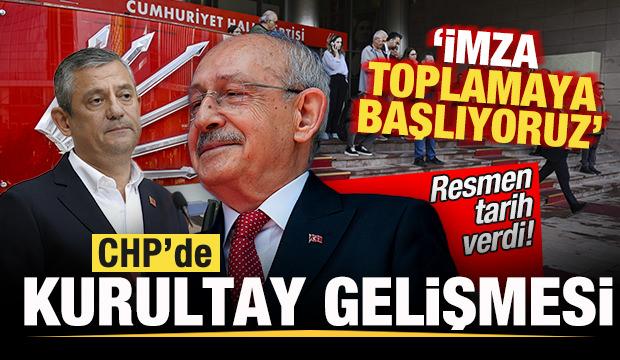 CHP'de son dakika kurultay gelişmesi! Resmen tarih verdi: İmza toplamaya başlıyoruz