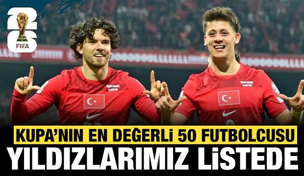 Dünya Kupası'nın en değerli 50 futbolcusu belli oldu: Milli yıldızlarımız listede!