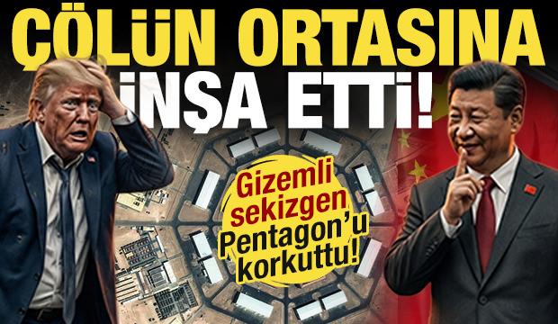 Gizemli sekizgen Pentagon'u korkuttu! Çin nükleer dengeleri yıkacak gizli tesisi inşa etti
