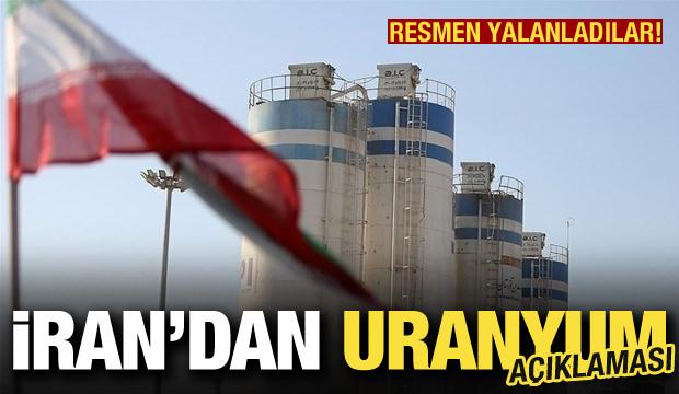 İran'dan uranyum a&ccedil;ıklaması! Yalanladılar
