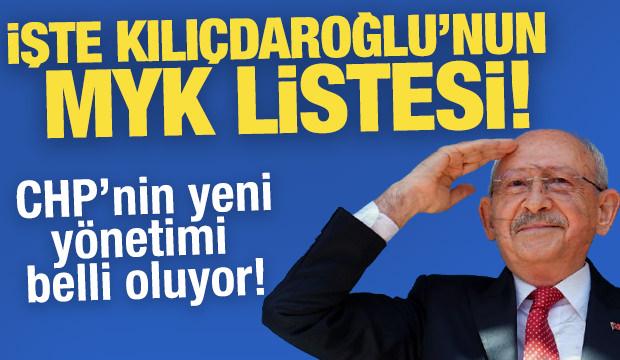 İşte Kemal Kılıçdaroğlu’nun MYK listesi: CHP’nin yeni yönetimi belli oluyor