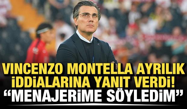 Montella ayrılık iddialarına yanıt verdi! 