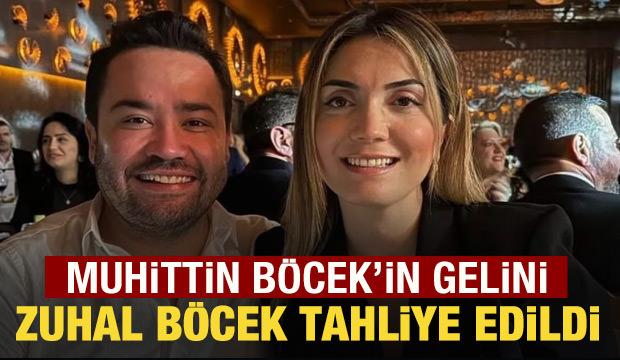 Muhittin B&ouml;cek'in gelini Zuhal B&ouml;cek tahliye edildi