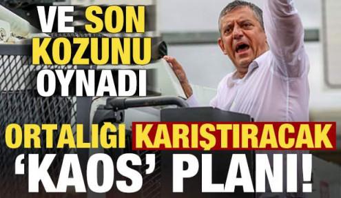 Özgür Özel son kozunu oynuyor! Ortalığı karıştıracak 'kaos' plan...