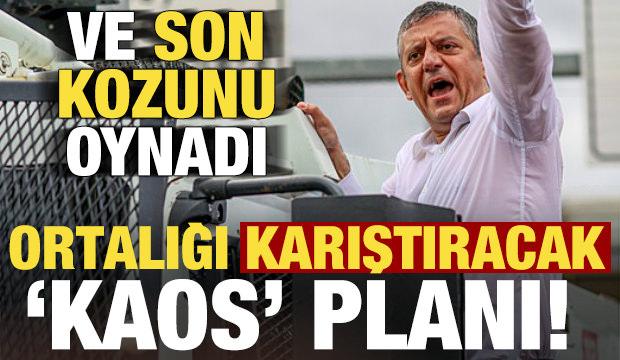 Özgür Özel son kozunu oynuyor! Ortalığı karıştıracak 'kaos' plan...