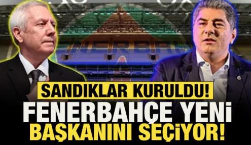 Sandıklar kuruldu! Fenerbahçe yeni başkanını seçiyor: Aziz Yıldırım mı? Hakan Safi mi?