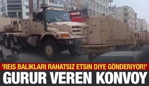 Sinop'ta Siper Füze konvoyu gururu: Reis balıklar rahatsız olsun diye gönderiyor!