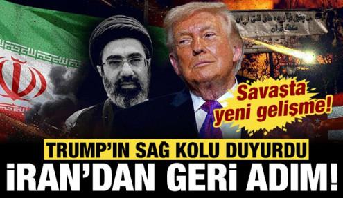 Trump'ın sağ kolu flaş gelişmeyi açıkladı: İran geri adım attı!