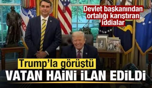 Trump'la görüştü! Vatan haini ilan edildi! Ortalığı karıştıran iddialar