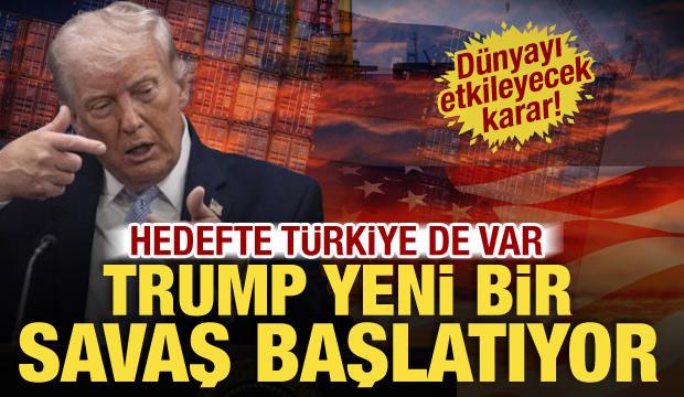 Trump'tan dünyayı etkileyecek hamle! Yeni tarifeler yolda, hedefinde Türkiye de var...