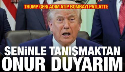 Trump'tan Mücteba Hamaney'e: Tanışmaktan onur duyarım