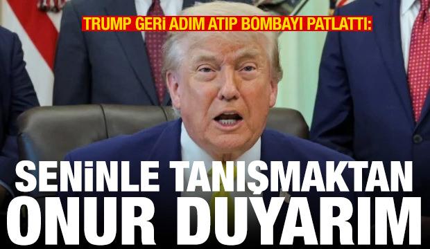 Trump'tan Mücteba Hamaney'e: Tanışmaktan onur duyarım