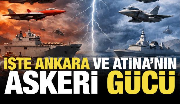 Türkiye-Yunanistan askeri güç karşılaştırması! Ankara'nın stratejik üstünlüğü