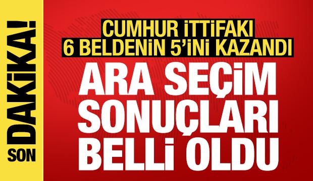 Üç ilde ara seçim heyecanı! Sonuçlar belli oldu