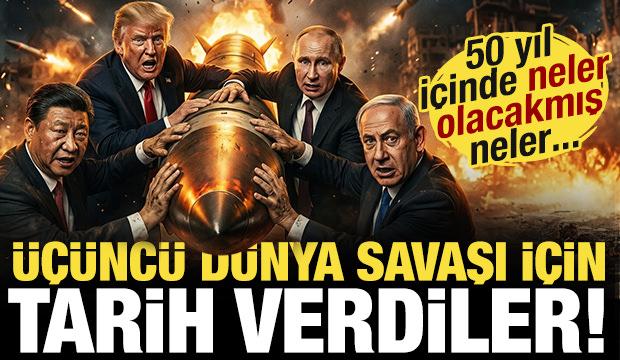 &Uuml;&ccedil;&uuml;nc&uuml; D&uuml;nya Savaşı i&ccedil;in tarih verdiler! İşte 50 yıl i&ccedil;inde ger&ccedil;ekleşecek olaylar!