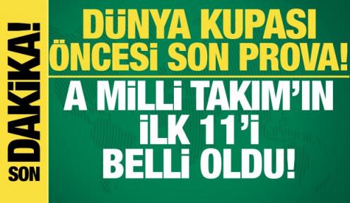 Venezuela - Türkiye! İlk 11'ler belli oldu