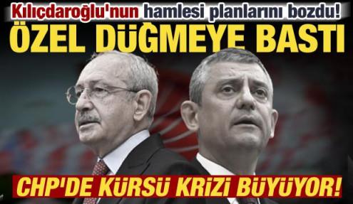 CHP'de grup toplantısı krizi! Kılıçdaroğlu'ndan sonra Özel'den jet hamle: Ben yapacağım