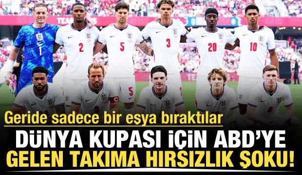 D&uuml;nya Kupası i&ccedil;in ABD'ye gelen takıma hırsızlık şoku! Geriye sadece tek şey bıraktılar