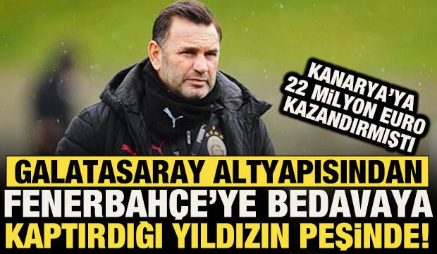 Galatasaray Fenerbah&ccedil;e'ye altyapısından bedavaya kaptırdığı yıldızın peşine d&uuml;şt&uuml;!