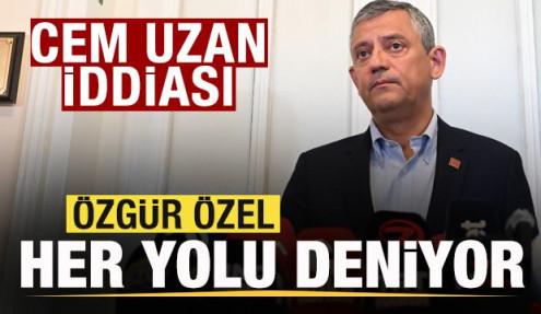 Gündem olan iddia! Özgür Özel her yolu deniyor! Bu kez de Cem Uzan'ın kapısını çaldı