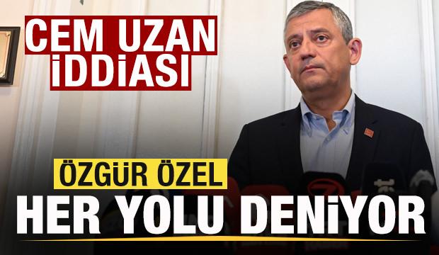 Gündem olan iddia! Özgür Özel her yolu deniyor! Bu kez de Cem Uzan'ın kapısını çaldı