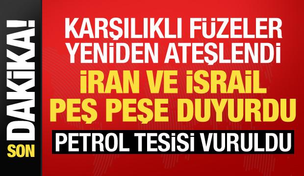 Karşılıklı füze saldırıları: İran'da petrokimya tesisi vuruldu! İsrail teyakkuzda