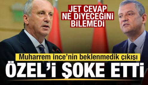Muharrem İnce'nin sürpriz çıkışı Ögür Özel'i kızdırdı! Ne diyeceğini bilemedi