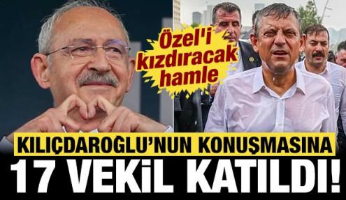 Özel'i kızdıracak hamle: Kılıçdaroğlu'nun genel merkezdeki konuşmasına 17 vekil katıldı!