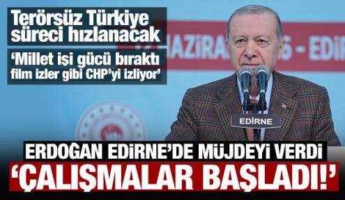 Selimiye Camii yeniden ibadete açıldı: Erdoğan Edirne'de bir müjde daha verdi