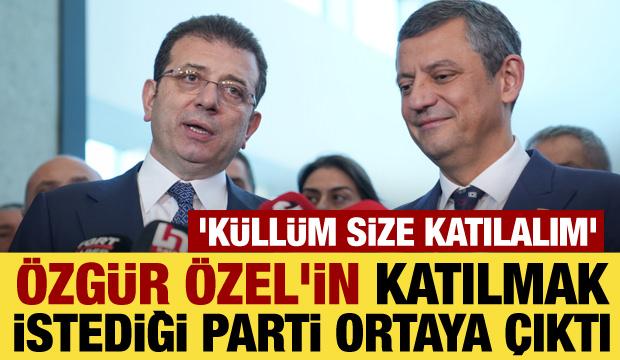 Şok iddia! Parti lideri açıkladı: Özgür Özel bize katılmak istedi