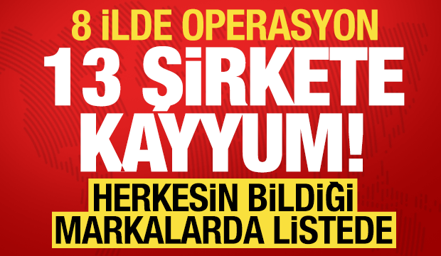 Son dakika... Dev operasyon: 13 şirkete kayyum atandı! İşte herkesin bildiği o şirketler..